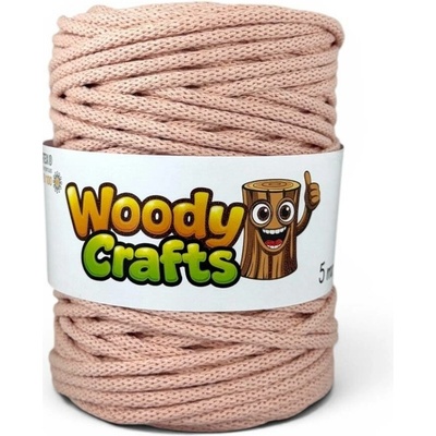 Woody 5 mm - Světle růžová
