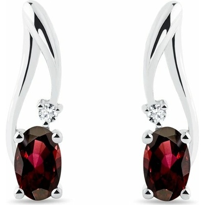 Klenota granát a diamant k0141062