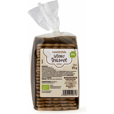 Country Life Bio Sušienky špaldové 175 g