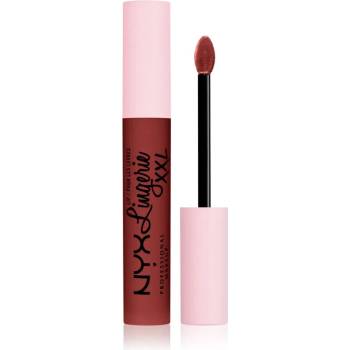 NYX Cosmetics Lip Lingerie XXL течно червило с матиращ завършек цвят 08 - Straps off 4ml