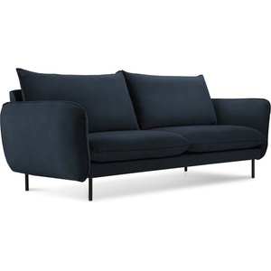 Cosmopolitan Design Тъмносин кадифен диван 160 cm Vienna - Cosmopolitan Design (COS_2S_51_F1_VIENNA4)