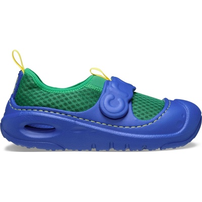 Crocs detské tenisky Swiftwater Splash T modrá zelená