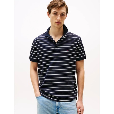 Tommy Hilfiger pánské tmavě modré polo tričko MW0MW39994