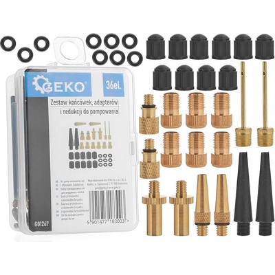 GEKO G01267 Sada 36ks adaptérů na huštění pneumatik