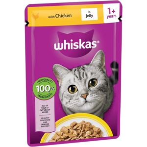 Whiskas пауч с пилешко в желе 85 г