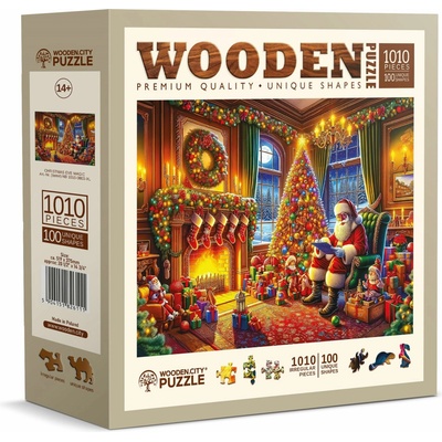 WOODEN CITY Kouzlo Štědrého večera 1010 dielov