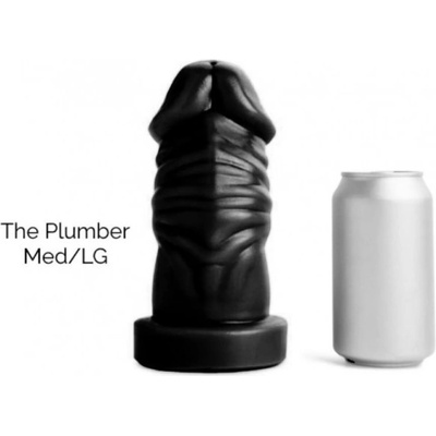 Mr. Hankey’s Toys The Plumber MED/LG, prémiové silikónové dildo s Vac-U-Loc 20,3 x 7,5 cm