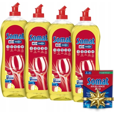 Somat leštidlo do myčky Lemon 4 x 750 ml +