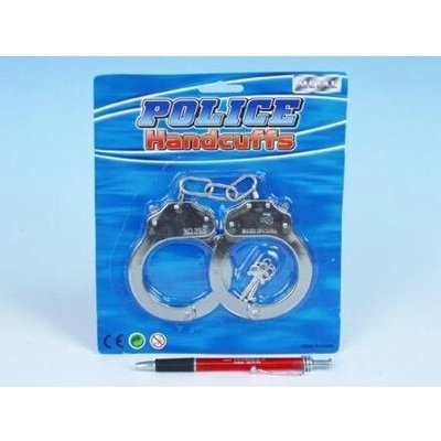 Teddies 00024330Policejní pouta kov na kartě