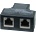 LogiLink Адаптер за разделяне на кабели от 1 гнездо RJ45 до 2 гнезда RJ45, 1: 1 паралелно
