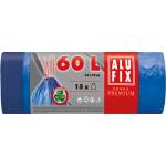 Alufix Торби За Смет С Връзки Ldpe Сини, домашни потреби, 15 бр, 60л (4823071655087)