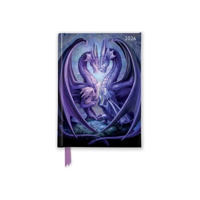 Flame Tree Publishing Anne Stokes: Raising Dragons 2026 Luxury Pocket Diary Planner - Week to View | Tree Studio Flame