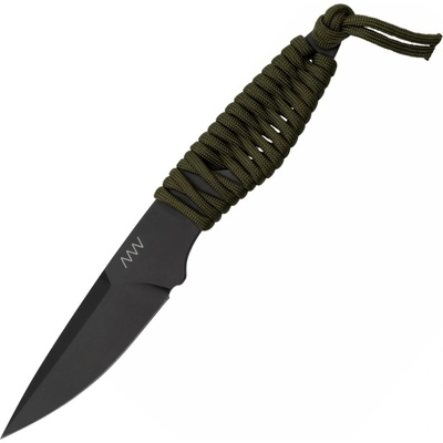 ANV Knives P100 - CERAKOTE BLACK, PARACORD OLIVE, KYDEX BLACK ANVP100-039