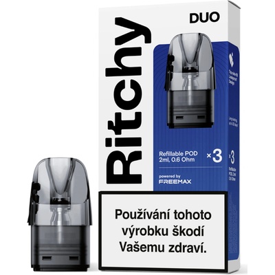 Ritchy DUO Pod Cartridge 0,6 Ohm 3ks