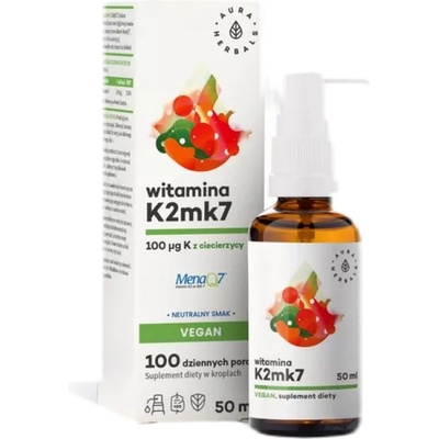Aura Herbals Vitamin K2 100 mcg Vegan Formula [50 мл]