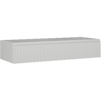 Mexen Rivel подшкафка за баня 120 см, 1 чекмедже, релефна, сива мат - 91A20-12023-1-BF62 (91A20-12023-1-BF62)