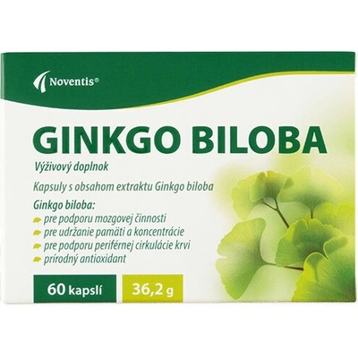 Noventis Ginkgo Biloba 40 mg 60 kapsúl