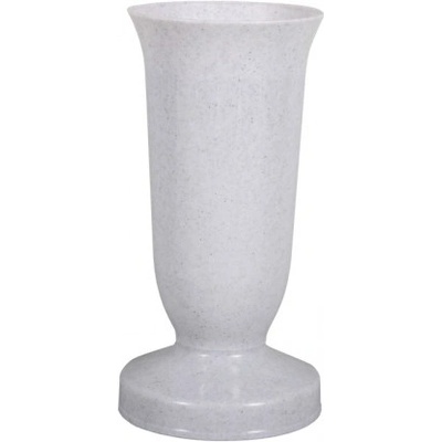 Nohel Garden Váza hřbitovní KALICH těžká plastová d12x24cm – Zboží Dáma