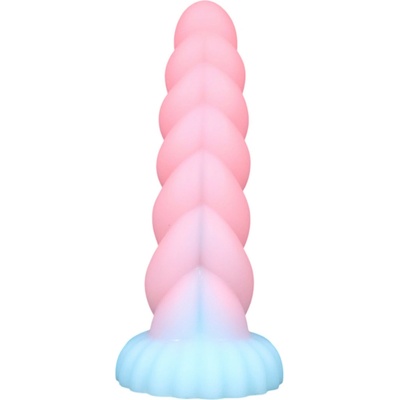 OgazR svietiaci jednorožec dildo 22 cm dúha