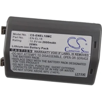 Image 1 of Cameron sino Батерия за апарат NIKON D4, D5, D500, D800 EN-EL18MC 10.8V 2600mAh LiIon Cameron Sino (CS-ENEL18MC)