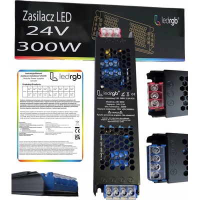 Napájecí zdroj ledrgb modulární 300 W 24 V