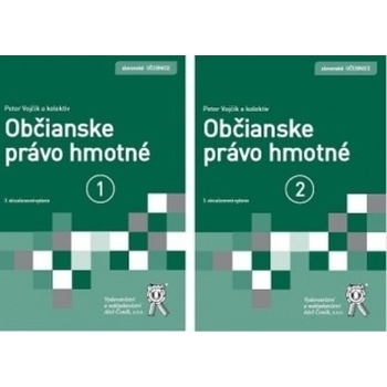 Občianske právo hmotné 1.+2. díl, 3. vydanie - Peter Vojčík