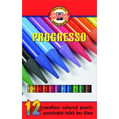 KOH-I-NOOR Pastelky voskovky Progresso 12ks