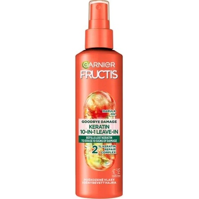 Garnier Fructis Goodbye Damage Keratin 10-In-1 Leave-In спрей без изплакване за възстановяване на увредена коса 150 ml за жени