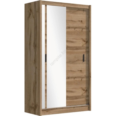 EMS Гардероб с огледало SABRINA 150x215 см, дъб волтан (MT0043)