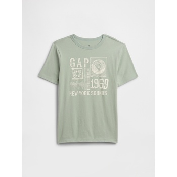 GAP Бебешка тениска с щампа Gap GAP | Zelen | Момчешки | XS