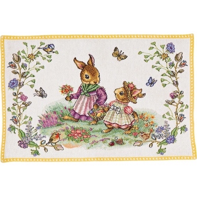 Villeroy & Boch Prestieranie Spring Fantasy zelená a biela 32x48 cm