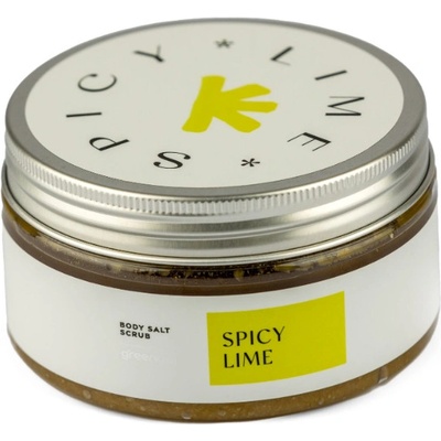 GREENUM Telový peeling so soľou Limetka 320 g