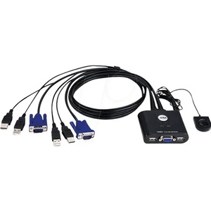 ATEN Превключвател KVM ATEN CS22U, 2x 1, USB (CS22U-AT) - xtreme