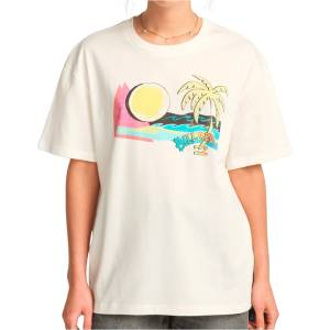 Billabong Дамска тениска Billabong Women's Hot Tropics T-shirt - Salt Crystal - размер XS (916-5903-0111)