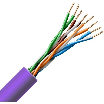 Solarix SXKD-5E-UTP-LSOH Instalační CAT5E UTP LSOH 305m, fialový