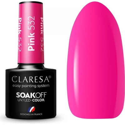 Claresa Gél lak Pink 532 5 g