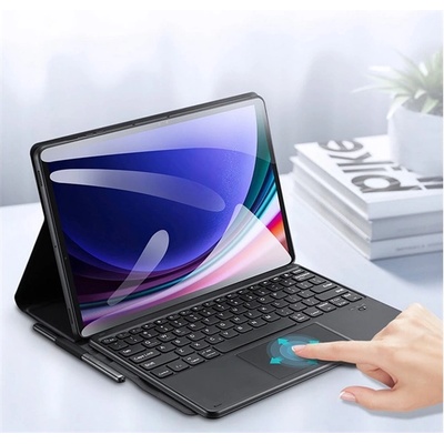 Dux Ducis Samsung Tab S9 Ultra LTE DUX DUCIS TK Bluetooth клавиатура + държач за тъчпад, държач за писалка, ЧЕРЕН GP-172017 (GP-172017)