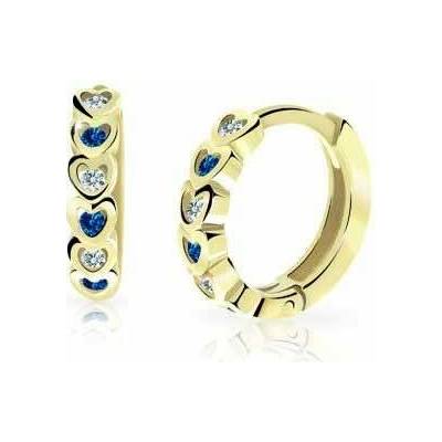 Cutie Kids Jewellery Gold Zlaté náušničky kroužek C3339