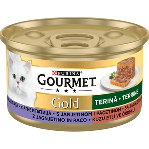 Gourmet Gold хапки в сос с агне и патица - 0.085кг