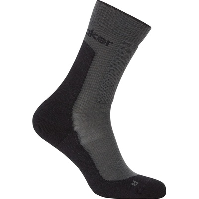 Icebreaker Дамски туристически чорапи Icebreaker Women's Merino Hike+ Medium Crew Walking socks - Obsidian / Black - размер 38-40 (EU) (201-9238-0312)