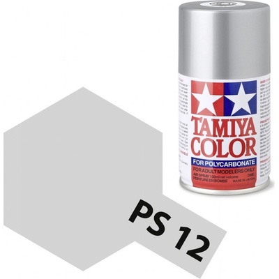Tamiya Color PS-12 Silver Polycarbonate Spray 100ml