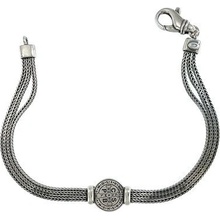 INFINITYSILVER Strieborný pánsky náramok sv. Benedict 2021AC052B21