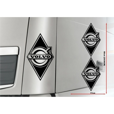 Samolepka diamant VOLVO - VOL01005 - Čierna
