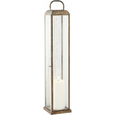 Kovový/sklenený lampáš (výška 60 cm) Herslev – House Nordic