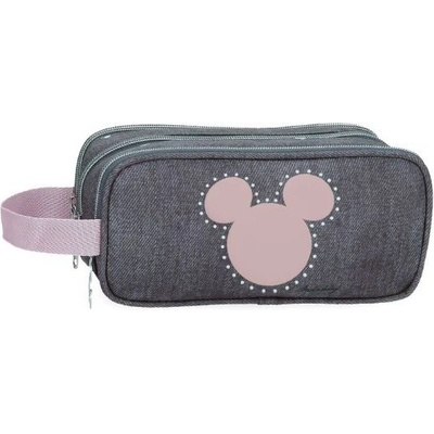 Joumma Bags Овален несесер Joumma - Mickey Studs, 3 ципа, с дръжка