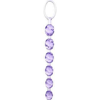Image 1 of CalExotics Swirl Pleasure Beads Purple