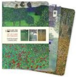 Flame Tree Publishing Gustav Klimt: Landscapes Set of 3 Midi Notebooks | Flame Tree Publishing