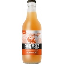 Bohemsca Craft limonáda pomeranč sklo 330 ml