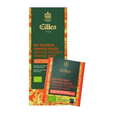 Eilles čaj BIO & FAIRTRADE rooibos čaj pomeranč a máta 25 x 2 g