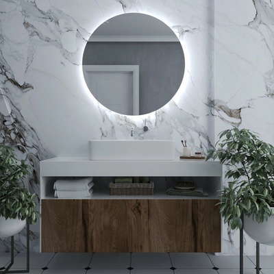 Daramio Kulaté LED zrcadlo E2 80 cm